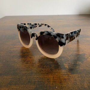 Valley Eyewear 'A Dead Coffin Club' Oversize Round Sunglasses in Pink Tort Fade